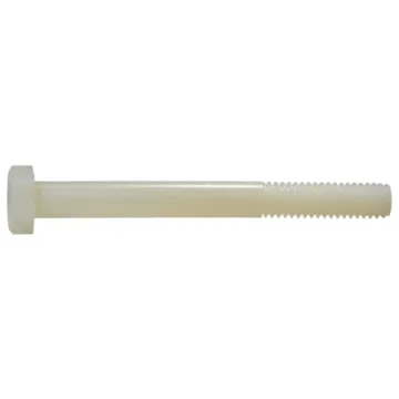 Midwest Fastener 5/16"-18 x 3" Hex Head Bolt, Coarse Thread, White