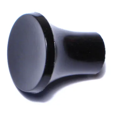 Midwest Fastener Round Thrd Knob, 13/16 x 21/32