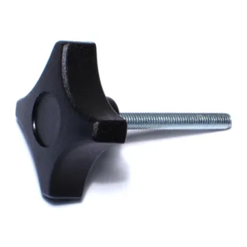 Midwest Fastener 4-Prng Knob Male, 6mm-1.0 x 50mm