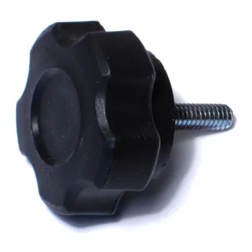 Midwest Fastener Male Fluted Knob, 1/4-20 x 1-3/4
