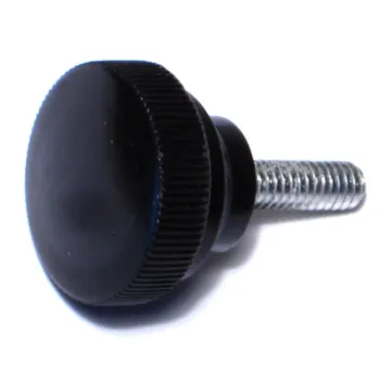 Midwest Fastener Male Knurld Knob, 8-32 x 3/4