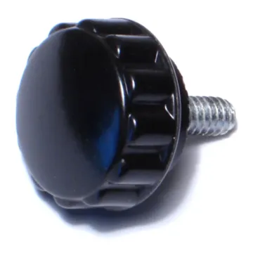 Midwest Fastener Male Knurld Knob, 10-24 x 7/8