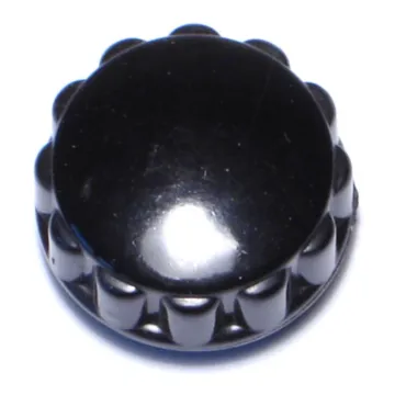 Midwest Fastener Fem Knurled Knob, 8-32 x 7/8
