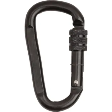 National Hardware 1/4 In. Black Interlocking Spring Snap