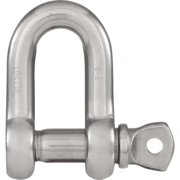 National Hardware National D Shackles, Stainless Steel, 3/8 In.