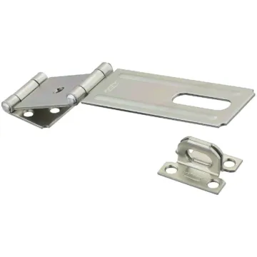 National Hardware 4-1/2 In. Double Hinge Zinc Hasp
