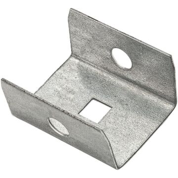 National Hardware Galvanized Box Rail Barn Door End Cap