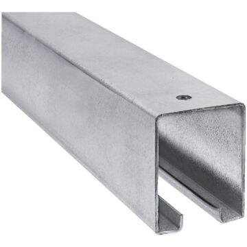 National Hardware 8 Ft. Galvanized Box Rail Barn Door Rail