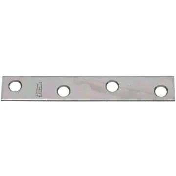 National Hardware 4 In. x 5/8 In. Zinc Steel Mending Brace (4-Count)
