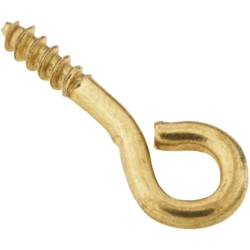 National Hardware Screw Eye (Brass - 7 pk) 13/16 in.