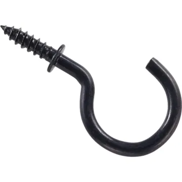 National Hardware Cup Hook (Black - 30 pk) 1 in.
