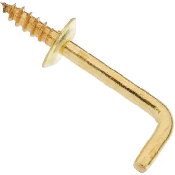 National Hardware Shoulder Hook (Brass - 3 pk) 1 in.