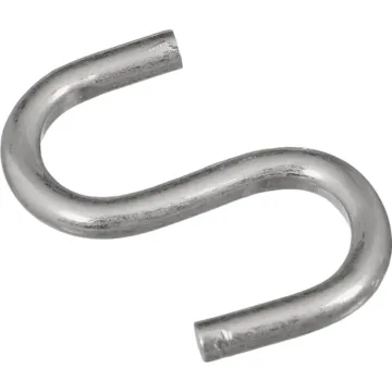 National Hardware Open S-Hook (Zinc - 6 pk) 1 in.