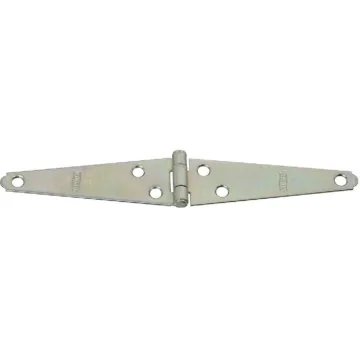 National Hardware 4 In. Zinc Light Strap Hinge (2-Pack)