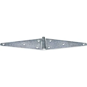 National 3.68 In. x 10 In. Zinc Heavy-Duty Strap Hinge