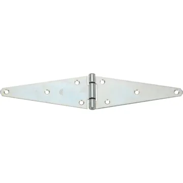 National Hardware 3-1/8 In. x 8 In. Zinc Heavy-Duty Strap Hinge