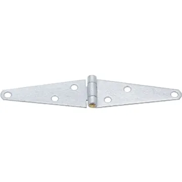National 1.61 In. x 4 In. Galvanized Heavy-Duty Strap Hinge