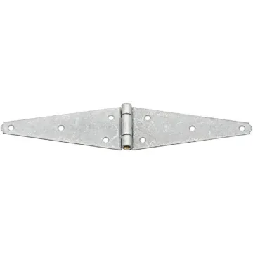 National 3-1/8 In. x 8 In. Galvanized Heavy-Duty Strap Hinge
