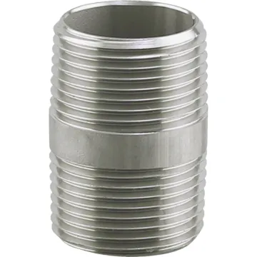 PLUMBEEZE PLUMB-EEZE 1/4 In. MIP x 1-1/2 In. Stainless Steel Nipple