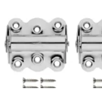National Hardware SS Door Spring Hinge (2pk) 2-3/4 in.