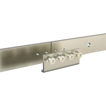 National Hardware Satin Nickel Steel Barn Door Track Adapter