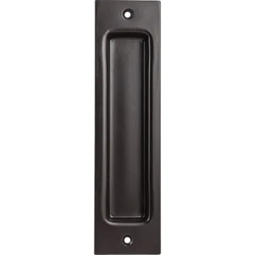 National 8 In. Oil Rubbed Bronze Flush Barn Door Pull