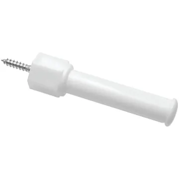 National 3-1/4 In. White Soft Jamb Door Stop (2-Pack)
