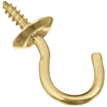 National Hardware Cup Hook (Brass - 50 pk) 3/4 in.