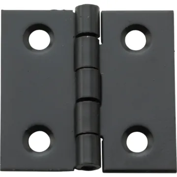 National Hardware 1 In. X 1 In. Oil Rubbed Bronze Broad Hinge (4-Pack)