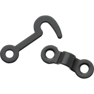 National Hardware Oil Rubbed Bronze Decorative Hook and Staple (2 Count)