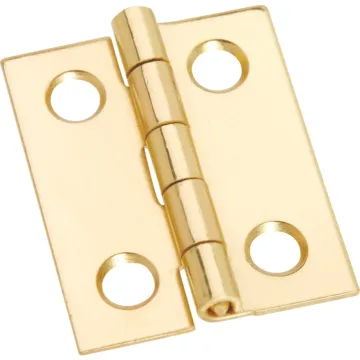 National Hardware 1 In. x 13/16 In. Medium Clear Coat Decorative Hinge