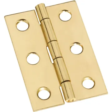 National Hardware 1-3/8 In. x 2 In. Brass Medium Decorative Hinge (2-Pack)