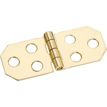 National Hardware National 3/4 In. x 1-13/16 In. Brass Surface Mount Decorative Hinge (2-Pack)