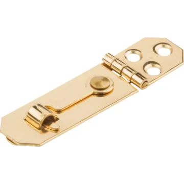 National Hardware 3/4 In. x 2-3/4 In. Solid Brass Decorative Hasp With Hook