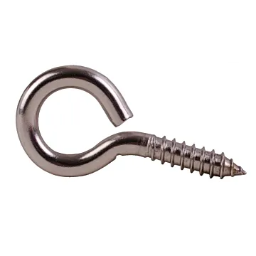 National Hardware Screw Eye (Stainless Steel) .263, #2x 2-5/8