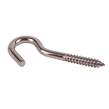 National Hardware Screw Hook (Stainless Steel) 3/8x 4-7/8