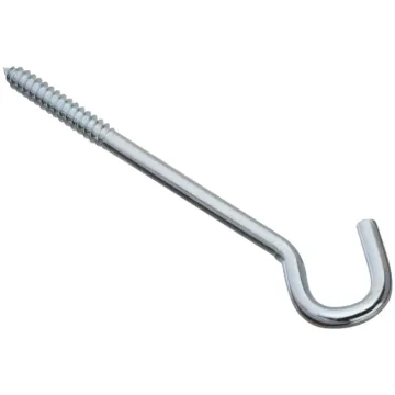 National Hardware Screw Hook (Zinc) 3/8x 8