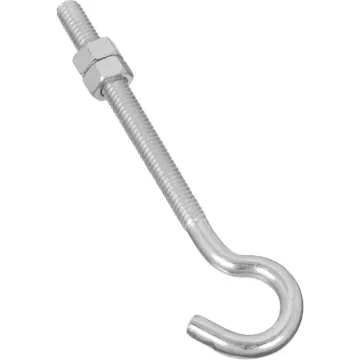 National Hardware Hook Bolt (Zinc) 5/16 in. x 5 in.