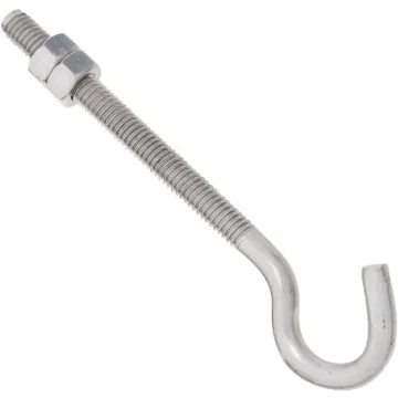 National Hardware Hook Bolt (Stainless Steel) 5/16 in. x 5 in.