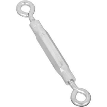 National Hardware 7/32" x 6-1/2" Eye To Eye Turnbuckle, Zinc/Aluminum
