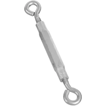 National Hardware 1/4" x 7-1/2" Eye To Eye Turnbuckle, Zinc/Aluminum