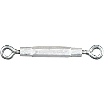 National Hardware 3/8" x 10-1/2" Eye To Eye Turnbuckle, Zinc/Aluminum
