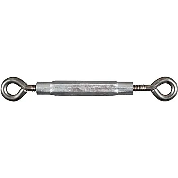 National Hardware 1/4" x 7-1/2" Eye To Eye Turnbuckle, Stainless Steel/ Aluminum