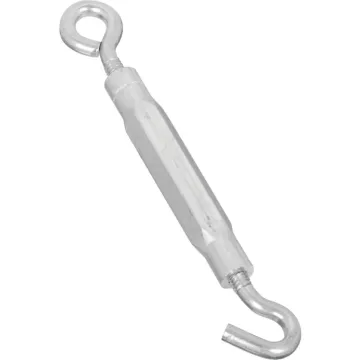 National Hardware 7/32" x 6-1/2" Hook To Eye Turnbuckle, Zinc/Aluminum