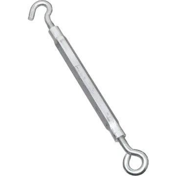 National Hardware 3/8" x 16" Hook To Eye Turnbuckle, Zinc/Aluminum