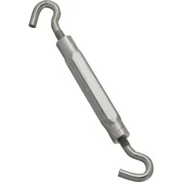 National Hardware 3/16" x 5-1/2" Hook To Hook Turnbuckle, Zinc/Aluminum