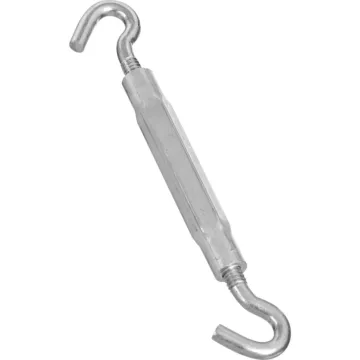 National Hardware 1/4" x 7-1/2 Hook To Hook Turnbuckle, Zinc/Aluminum