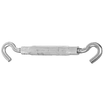 National Hardware 3/8" x 10-1/2" Hook To Hook Turnbuckle, Zinc/Aluminum