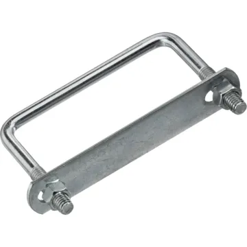 National Hardware Square U-Bolt (Zinc) 3/8 x 4 x 3 in.