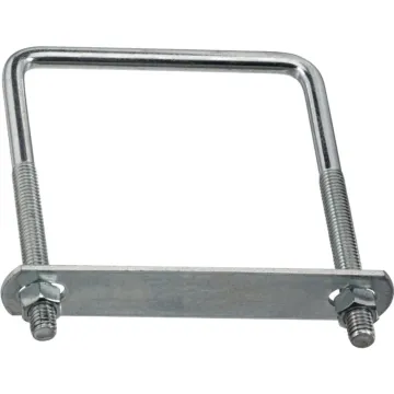 National Hardware Square U-Bolt (Zinc) 3/8 x 4 x 5 in.